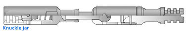 UNO-Faden-Funkleitungs-Werkzeuge und Ausrüstung 1,25“ Od-Downhole-legierter Stahl-Funkleitungs-Knöchel-Glas
